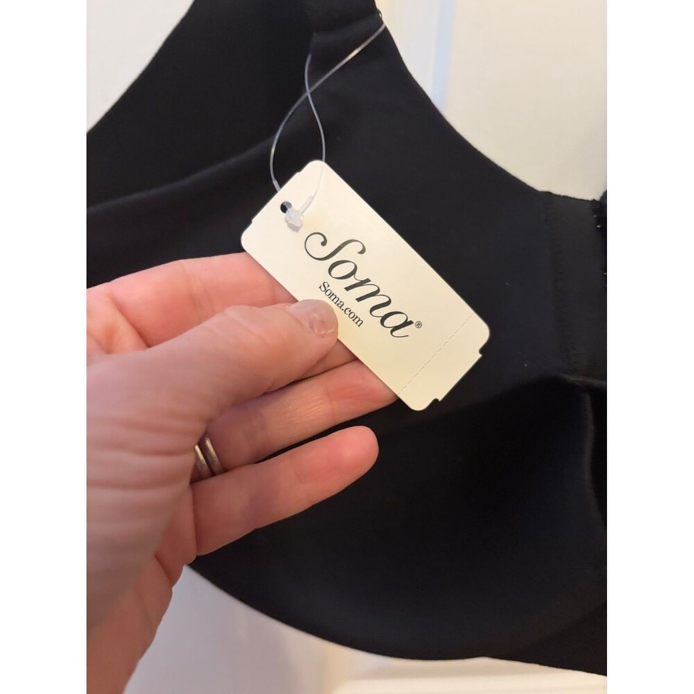 Soma Black Enbliss Fill Coverage Bra Size 42DDD New with Tags - Picture 4 of 5